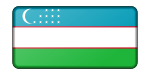 Flag of Uzbekistan (bevelled)